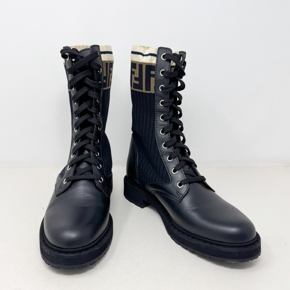 Fendi Rockoko Biker Boots - Picture 1 of 8